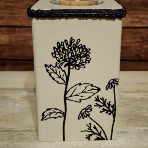 Tall Flower Candle Holder