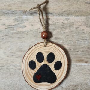 Dog Paw Ornament