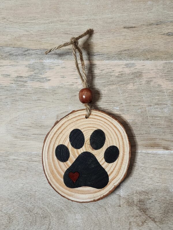 Dog Paw Ornament