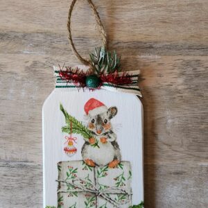 Mouse Package Tag/Ornament