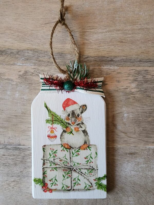 Mouse Package Tag/Ornament