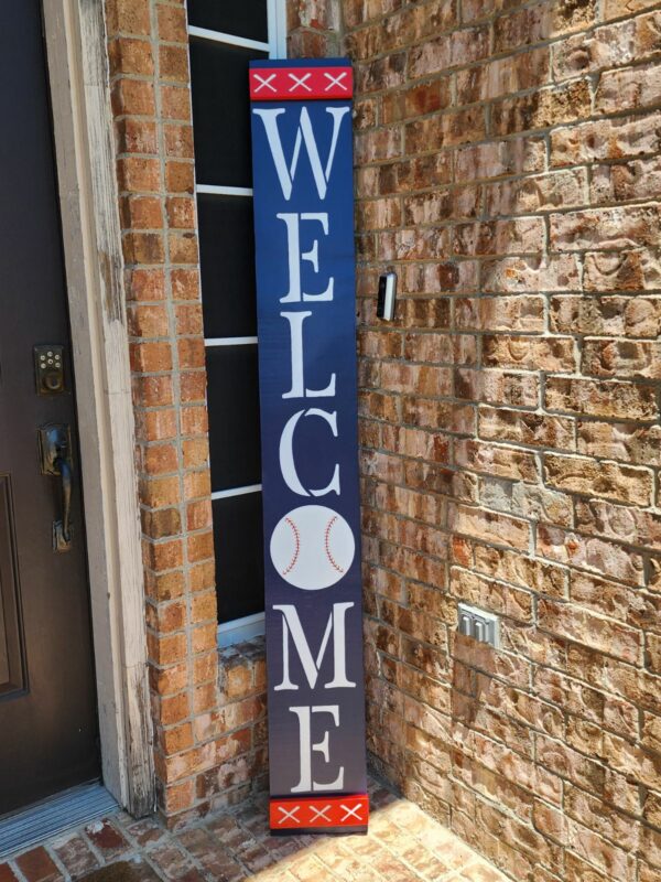 Baseball Porch Leaner