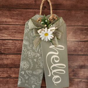 Hello Tags (White/Sage)