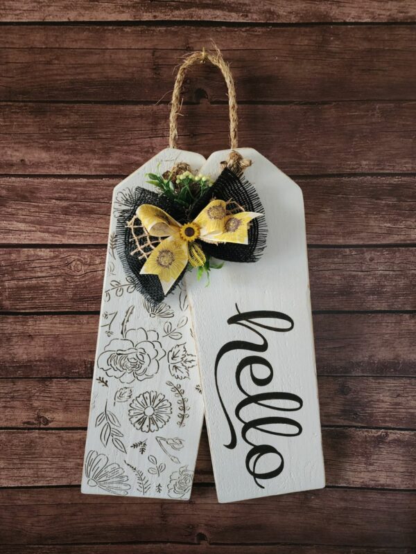 Hello Tags (White/Black)