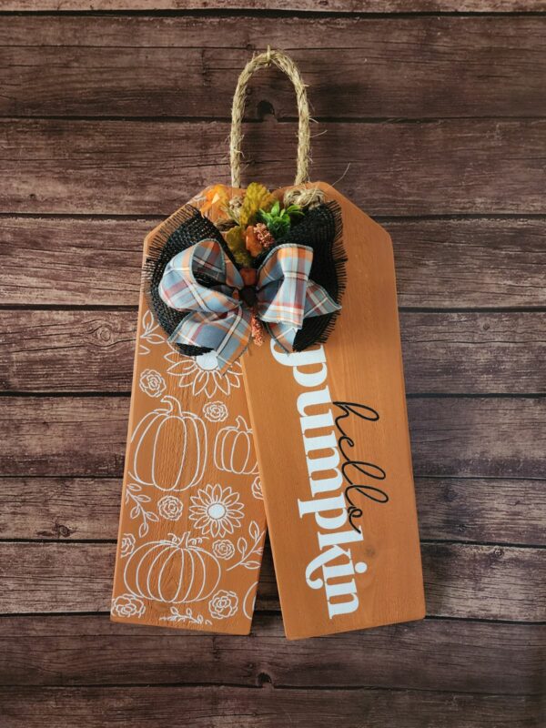 Hello Tags (Orange/White)