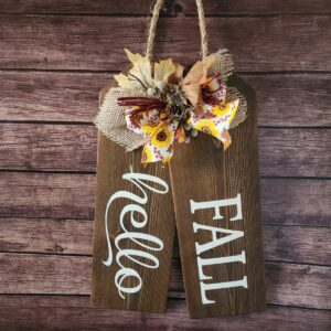 Hello Tags (White/Stain)