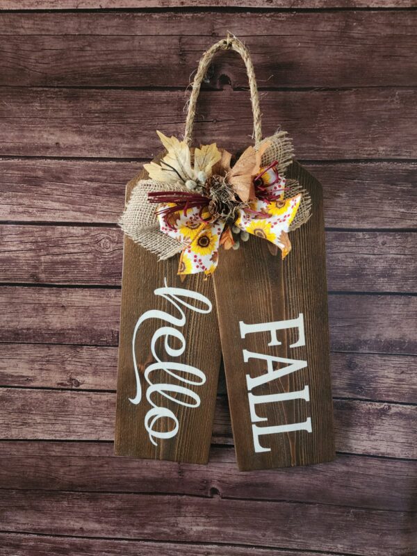 Hello Tags (White/Stain)