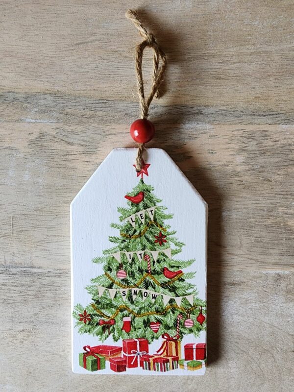 Tree & Packages Tag/Ornament