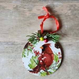 Cardinal Tag/Ornament