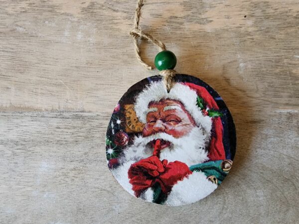 Hush Hush Santa Tag/Ornament - Image 2