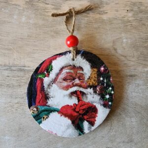 Hush Hush Santa Tag/Ornament