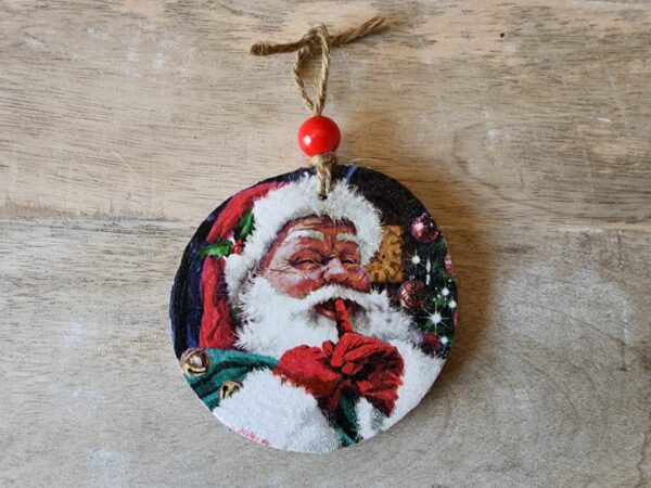 Hush Hush Santa Tag/Ornament