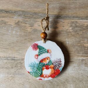 Barney Mouse Tag/Ornament