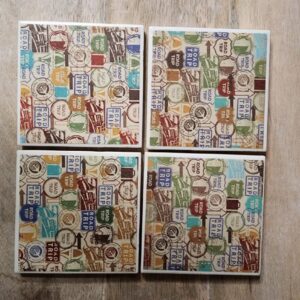 Tile Coaster Set