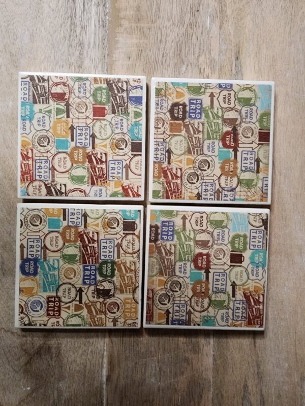 Tile Coaster Set