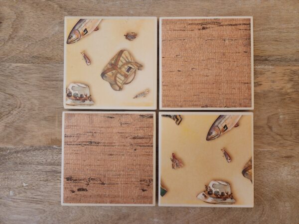 Tile Coaster Set