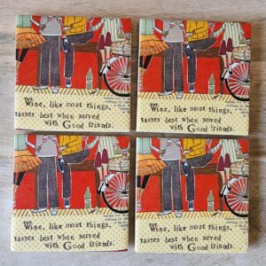 Tile Coaster Set