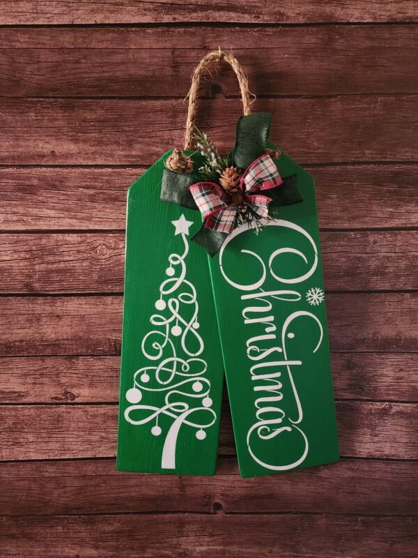 Christmas Tags (White/Green)