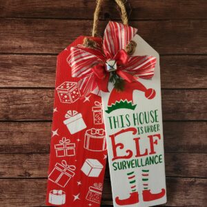Elf Tags (Red/White)