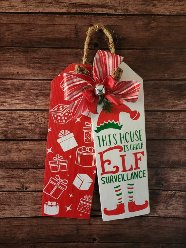 Elf Tags (Red/White)