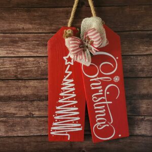 Christmas Tags (White/Red)