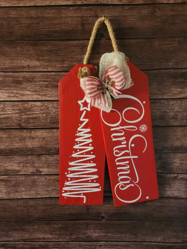 Christmas Tags (White/Red)
