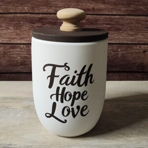 Faith Hope Love (White)